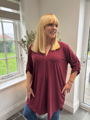 Wine Sparkle Tunic Gloria