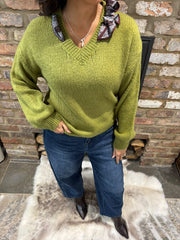 OIive Scarf Accent Jumper Amanda
