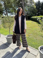 Black Sherpa Textured Gilet