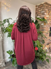 Wine Sparkle Tunic Gloria