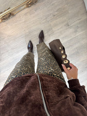 Chocolate Velour Zip Hoodie Jaiya