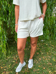 Cream Soft Towelling Set Adriana