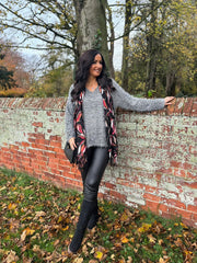 Grey Eyelash Knit Marilyn