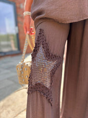 Chocolate Sequin Star Co-Ord Taryn