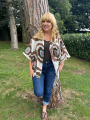 Stone Tie Dye Print Blouse Katherine