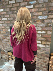 Lipstick Edge Top Edge Cardi Lynn
