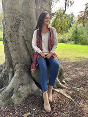 Stone Open Collar Jumper Rhea