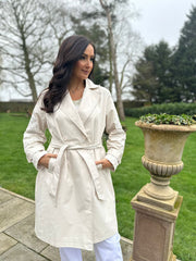 Stone Luxury Embroidered Trench Coat Grace