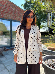 Stone Polka Dot Take You Anywhere Jacket