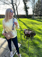 Camel Star Crossbody Bag