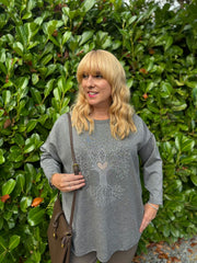 Grey Tree of Life Sweatshirt Maddison