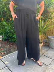 Black Riley Trousers