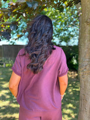 Grape Lattice Trim Top Riley