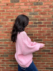 Pink Cosy Knit Beverley