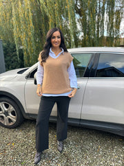 Camel Shirt and Tank Two Piece Gio