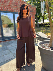 Chocolate Vest Top Janey