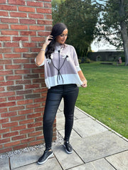 Clay Applique Floral Knit Tanya