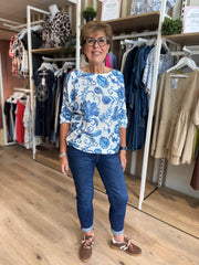 Dark Denim Straight Leg Jeans