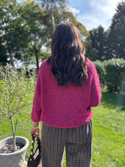 Lipstick V Neck Knit Roxanne