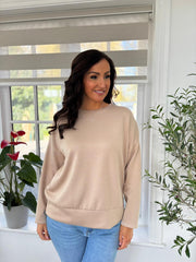 Mocha Essential Sweatshirt Angela