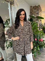 Natural Leopard Tunic Gloria