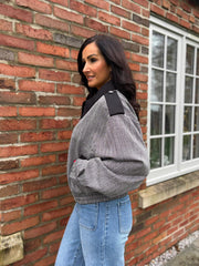 Grey Collared Jacket Devon