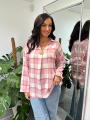 Rose Checked Blouse Nova