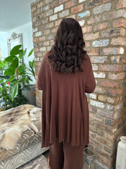 Chocolate Waterfall Cardi Juliet