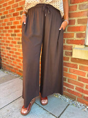 Chocolate Riley Trousers