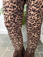 Chocolate Leopard Leggings