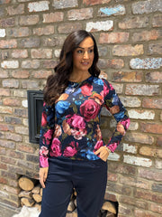 Multicolour Floral Print Top Amelia