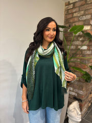 Forest Green Two Piece Fine Knit Danni