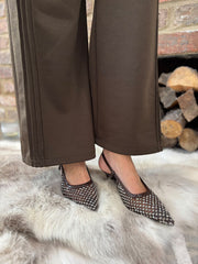 Chocolate Drawstring Co-Ord Skylar