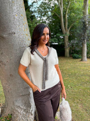 Stone Stripe Tie Knit Jayla