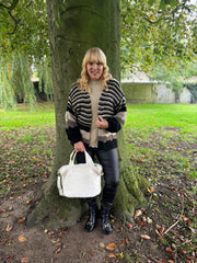 Black Striped Premium Cardi Leah