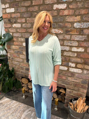 Mint V Neck Top Sydney