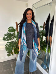 Navy Marl Two Piece Fine Knit Danni