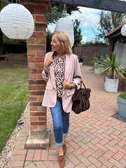 Mocha Leopard Super Soft Round Neck