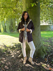 Black Hooded Jacket Hannah