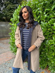 Mocha Longline Trench Coat