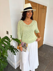 Sage V Neck Knit Danni