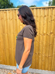 Chocolate Confetti Heart Tee Eliza