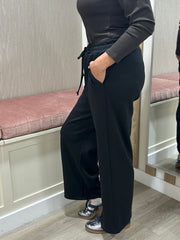 Black Wide Leg Jogger Alice