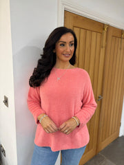 Coral Super Soft Knit Aurora