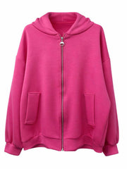 Lipstick Zip Up Hoodie Alice