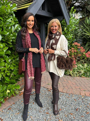 Black Diamante Sleeve Knit Amelia