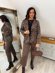 Leopard Print Blazer Melanie