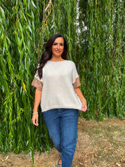 Camel Stripe Back Jumper Mckenna