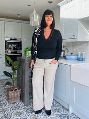 Stone Wide Leg Magic Trousers