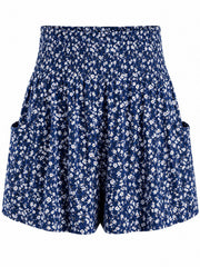 Navy Ditsy Floral Shorts Lyra